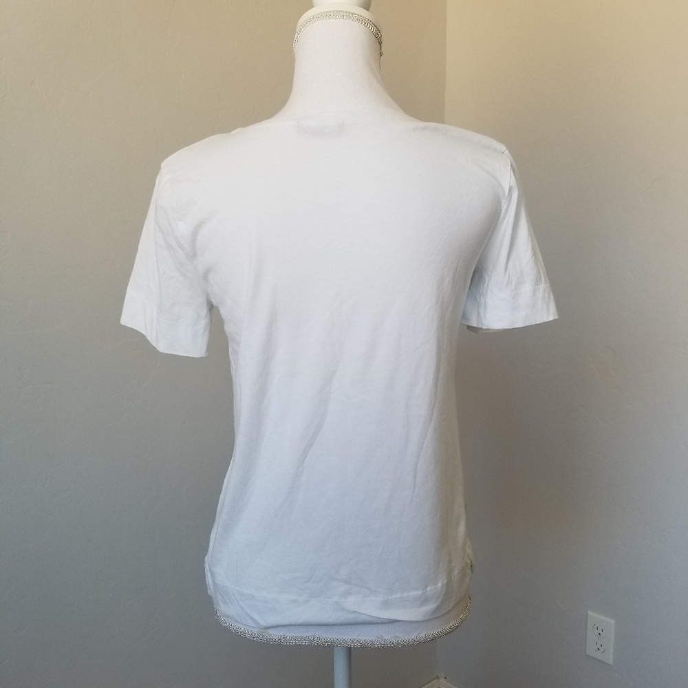 Zara W&B collection Small Tshirt Floral - Picture 2 of 5